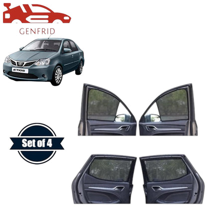 Genfrid Car Sunshade/Car Side Window Shades For Toyota Etios