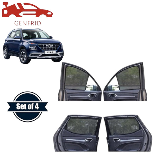 Genfrid Car Sunshade/Car Side Window Shades For Hyundai Venue
