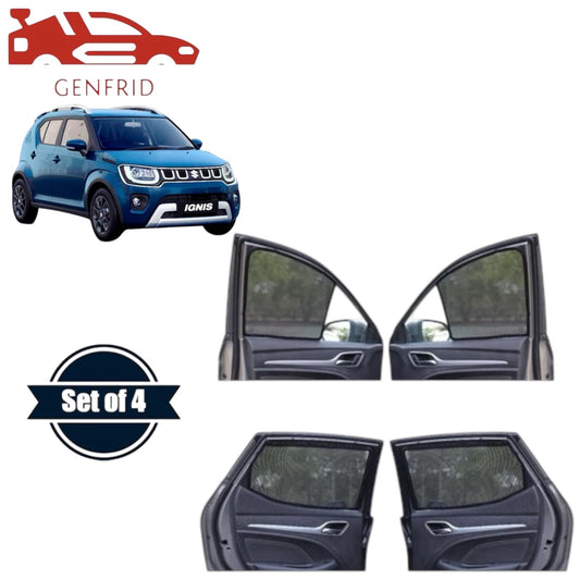 Genfrid Car Sunshade/Car Side Window Shades For Maruti Ignis