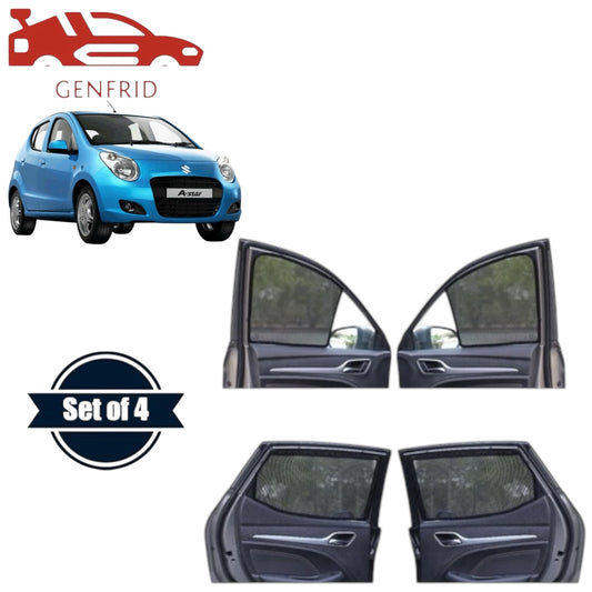 Genfrid Car Sunshade/Car Side Window Shades For Maruti Astar