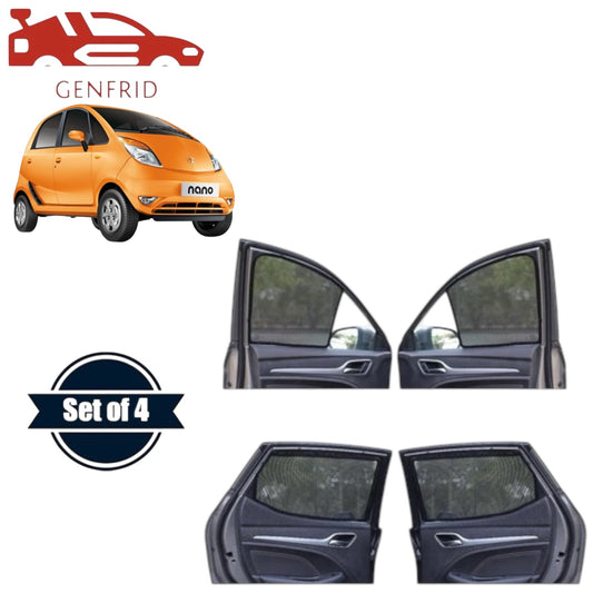 Genfrid Car Sunshade/Car Side Window Shades For Tata Nano