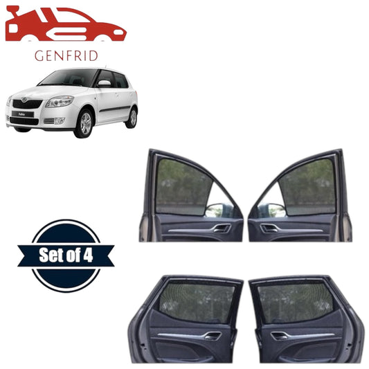 Genfrid Car Sunshade/Car Side Window Shades For Skoda Fabia