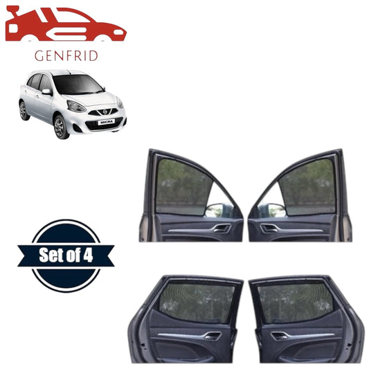 Genfrid Car Sunshade/Car Side Window Shades For Nissan Micra