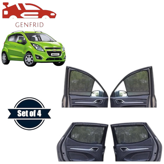 Genfrid Car Sunshade/Car Side Window Shades For Chevrolet Beat