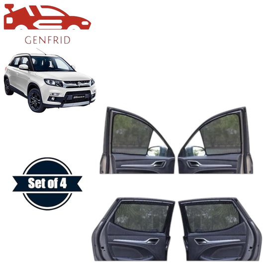 Genfrid Car Sunshade/Car Side Window Shades For Maruti Brezza