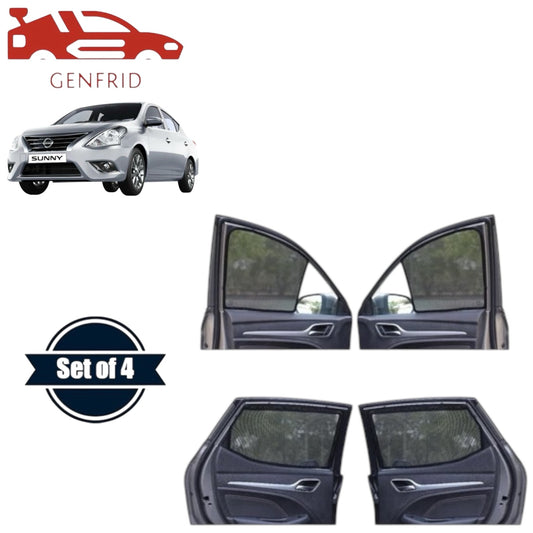 Genfrid Car Sunshade/Car Side Window Shades For Nissan Sunny