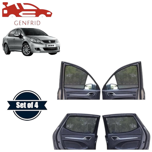Genfrid Car Sunshade/Car Side Window Shades For Maruti Sx4