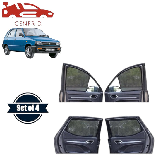 Genfrid Car Sunshade/Car Side Window Shades For Maruti 800