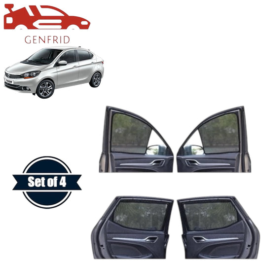 Genfrid Car Sunshade/Car Side Window Shades For Tata Tigor