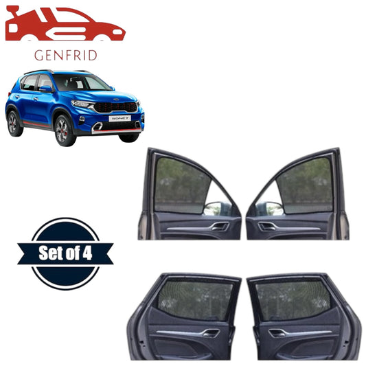 Genfrid Car Sunshade/Car Side Window Shades For Kia Sonet