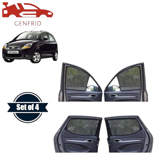 Genfrid Car Sunshade/Car Side Window Shades For Chverolet Spark