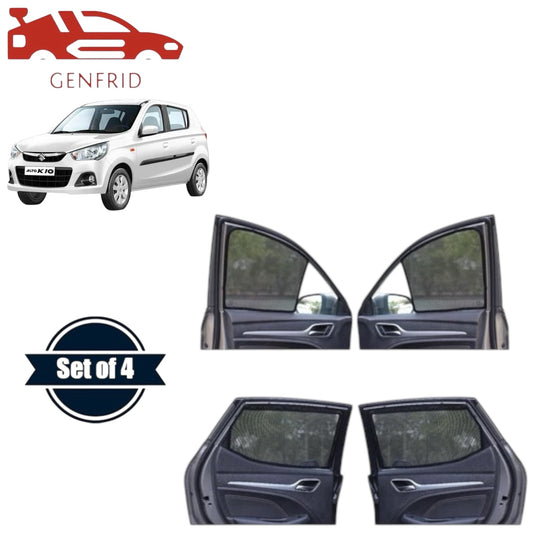 Genfrid Car Sunshade/Car Side Window Shades For Maruti Alto New k10 2014-20