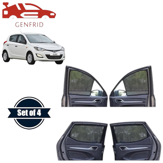 Genfrid Car Sunshade/Car Side Window Shades For Hyundai I20 2010-13