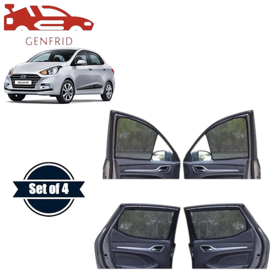Genfrid Car Sunshade/Car Side Window Shades For Hyundai Xcent