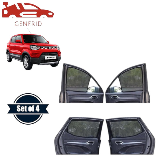 Genfrid Car Sunshade/Car Side Window Shades For Maruti S presso