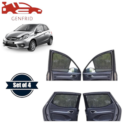 Genfrid Car Sunshade/Car Side Window Shades For Honda Brio