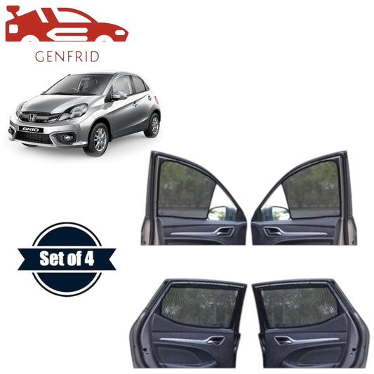 Genfrid Car Sunshade/Car Side Window Shades For Honda Brio