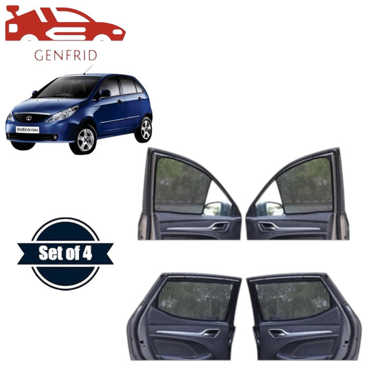 Genfrid Car Sunshade/Car Side Window Shades For Tata Indica Vista