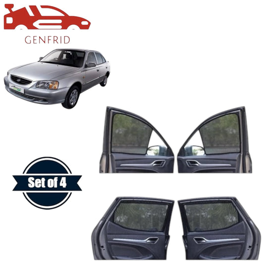 Genfrid Car Sunshade/Car Side Window Shades For Hyundai Accent