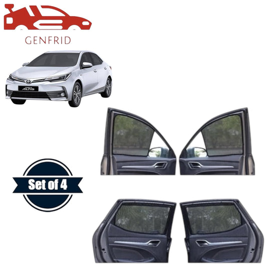 Genfrid Car Sunshade/Car Side Window Shades For Toyota Corolla