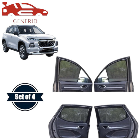 Genfrid Car Sunshade/Car Side Window Shades For Maruti Grand Vitara