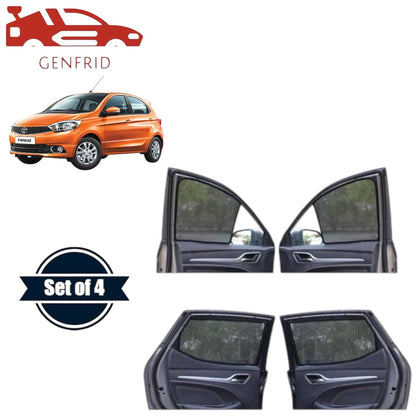 Genfrid Car Sunshade/Car Side Window Shades For Tata Tiago