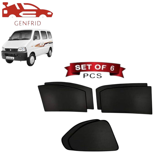 Genfrid Car Sunshade/Car Side Window Shades For Maruti Eeco