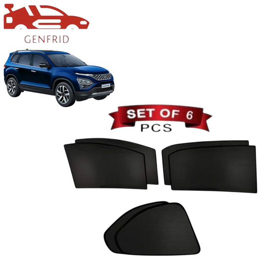 Genfrid Car Sunshade/Car Side Window Shades For Tata Safari