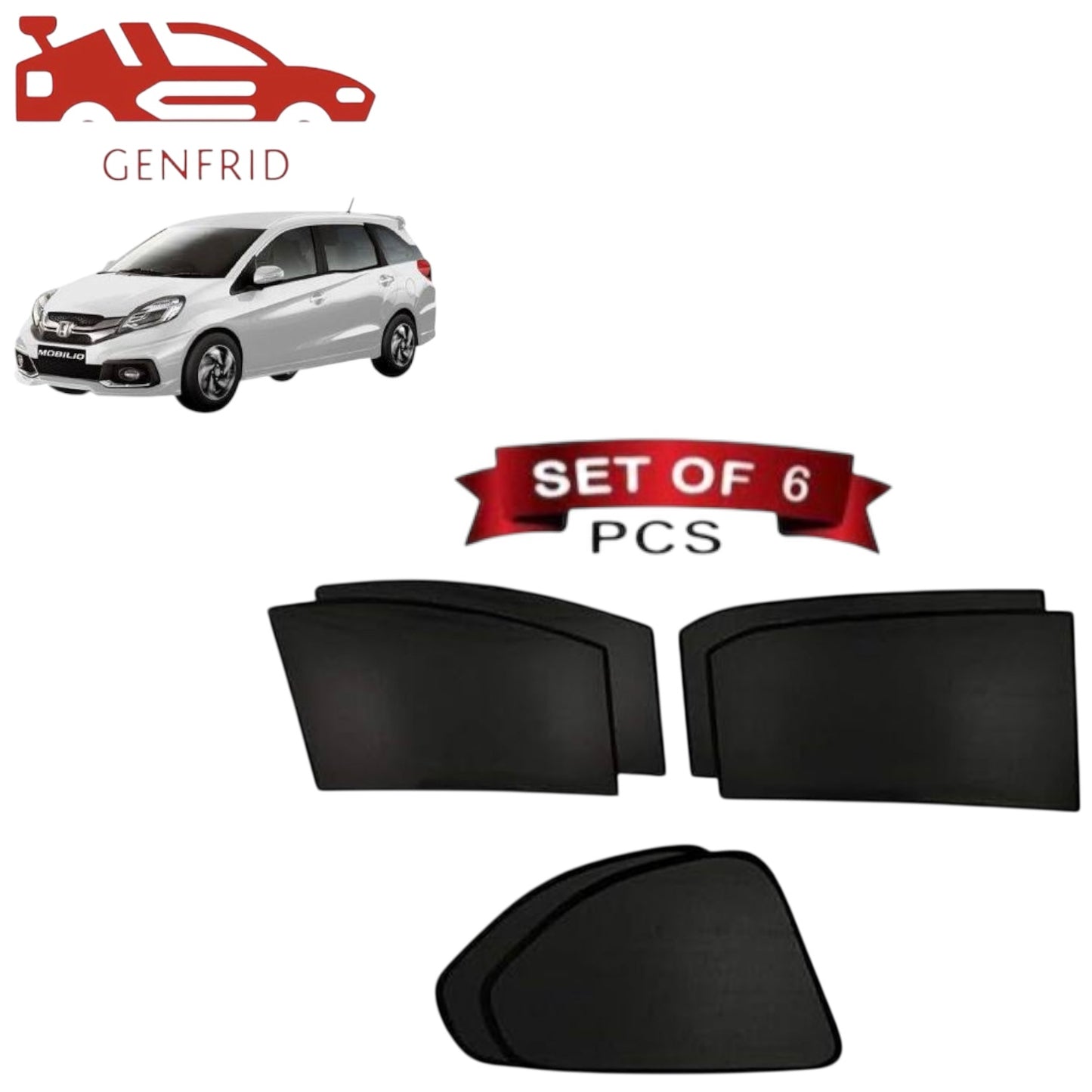 Genfrid Car Sunshade/Car Side Window Shades For Honda Mobilio
