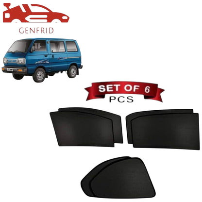 Genfrid Car Sunshade/Car Side Window Shades For Maruti Omni (Van)