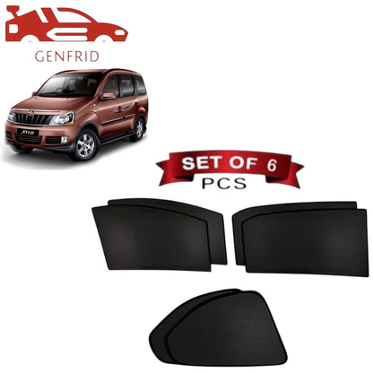 Genfrid Car Sunshade/Car Side Window Shades For Mahindra Xylo