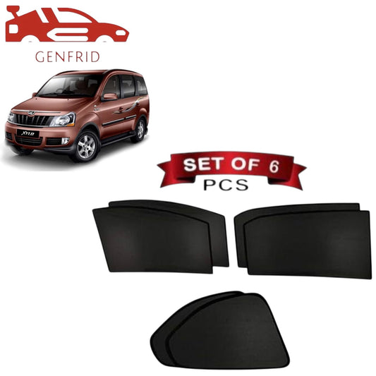 Genfrid Car Sunshade/Car Side Window Shades For Mahindra Xylo