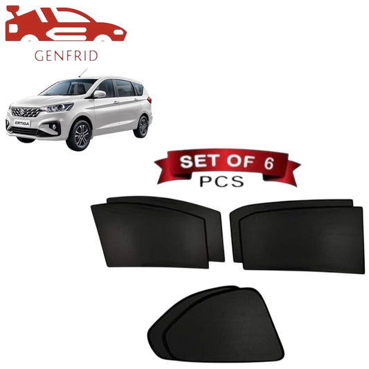 Genfrid Car Sunshade/Car Side Window Shades For Maruti Ertiga 2018-24