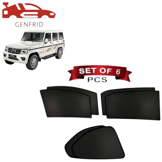 Genfrid Car Sunshade/Car Side Window Shades For Mahindra Bolero -DI,XL