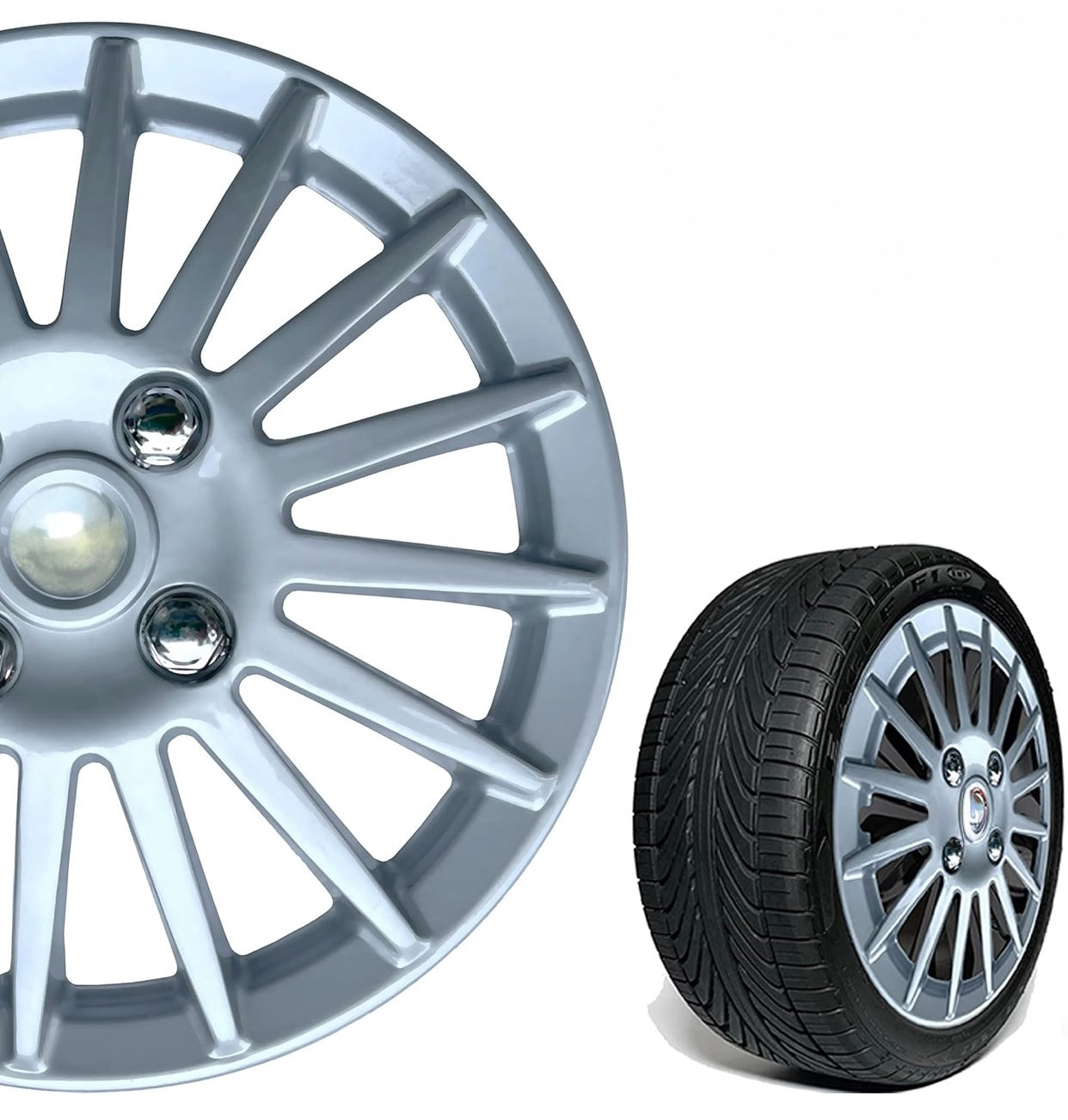 GENFRID Wheel Cover, Car wheel cap, Car wheel hubcap (12 INCH)