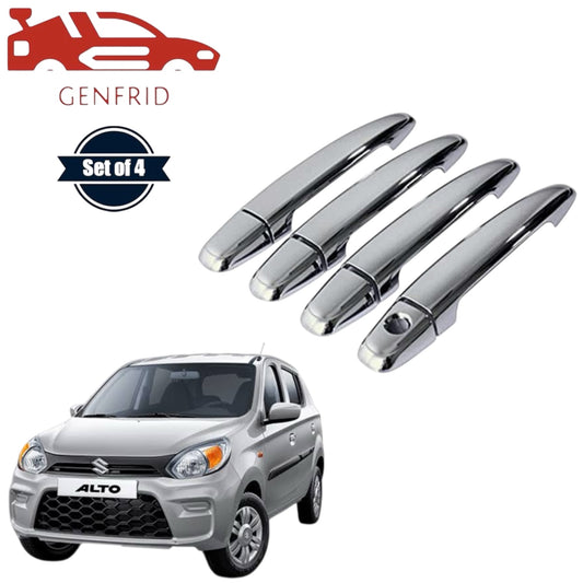 GENFRID Car Chrome Door Handle Covers For Maruti Alto 800