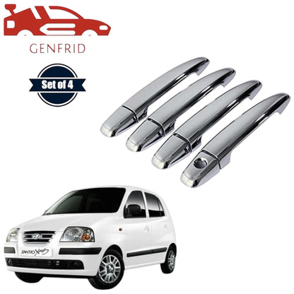 GENFRID Car Chrome Door Handle Covers For Hyundai Santro Xing