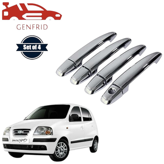 GENFRID Car Chrome Door Handle Covers For Hyundai Santro Xing