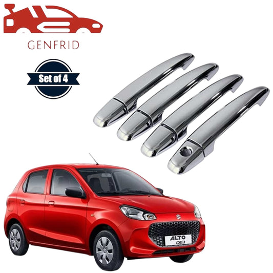 GENFRID Car Chrome Door Handle Covers For Maruti Alto K10 2022-25