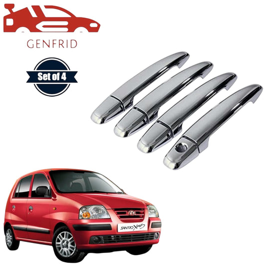GENFRID Car Chrome Door Handle Covers For Hyundai Santro xing