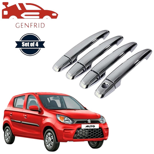 GENFRID Car Chrome Door Handle Covers For Maruti Alto 800