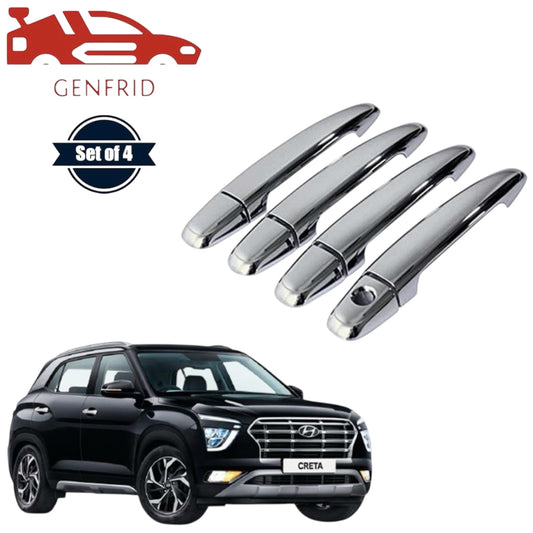 GENFRID Car Chrome Door Handle Covers For Hyundai Creta 2020-23