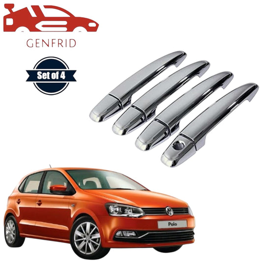 GENFRID Car Chrome Door Handle Covers For Volkswagen Polo