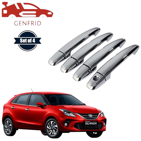 GENFRID Car Chrome Door Handle Covers For Toyota Glanza