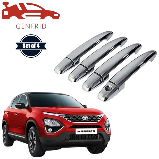GENFRID Car Chrome Door Handle Covers For Tata Harrier
