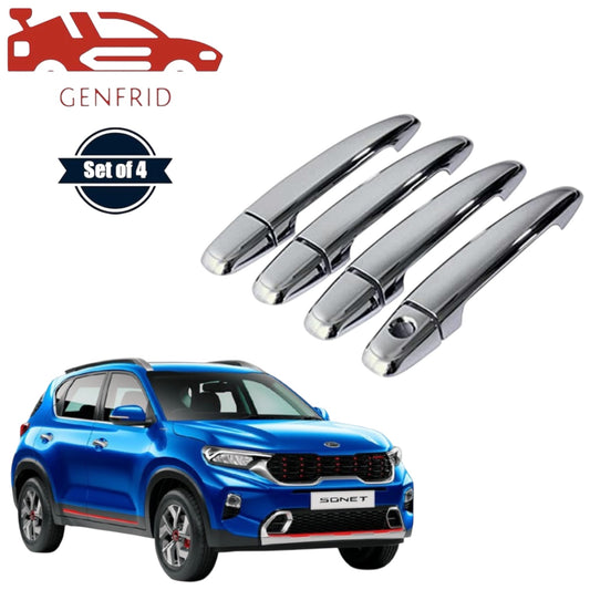 GENFRID Car Chrome Door Handle Covers For Toyota Hyryder