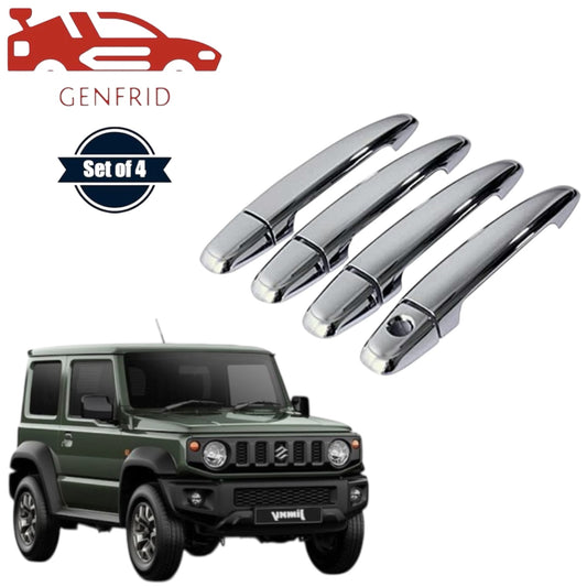 GENFRID Car Chrome Door Handle Covers For Maruti Jimny