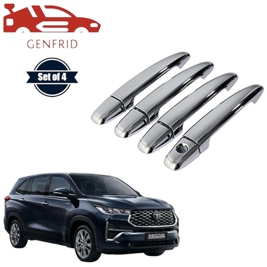 GENFRID Car Chrome Door Handle Covers For Toyota Innova Hycross