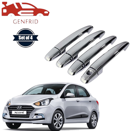 GENFRID Car Chrome Door Handle Covers For Hyundai Xcent