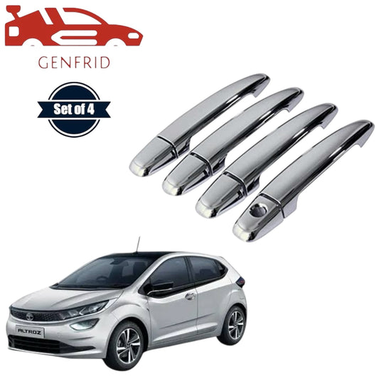 GENFRID Car Chrome Door Handle Covers For Tata Altroz